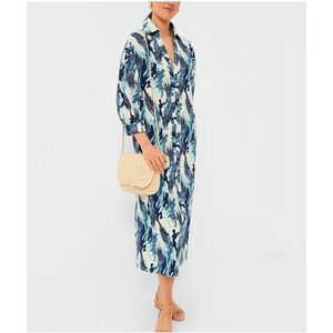 Tuckernuck Hyacinth House Blue and White Maxi Dress